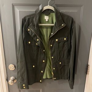 J.Crew Olive Green Field Jacket – Women’s M